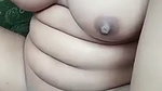 Beautiful girl fingering her pussy  boob pressing