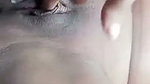 Beautiful girl fingering her pussy  boob pressing