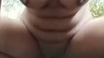 Beautiful girl fingering her pussy  boob pressing