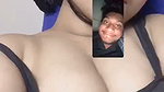 Beautiful sexy girl showing her boob