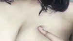 Beautiful sexy girl showing her boob