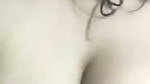 Beautiful sexy girl showing her boob