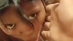 Hot girl giving deeply Blowjob