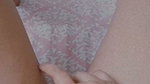 Hot girl showing clean pussy  finger