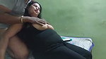 Mature aunty giving Blowjob