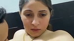 Sexy hot girl showing her soft boob