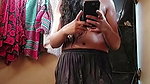 Anu showing her boob  bathing