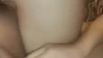Beautiful girl fucking hard on bed  enjoying plain