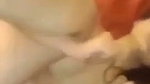 Beautiful girl fucking hard on bed  enjoying plain
