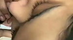 Beautiful girl giving Blowjob to bf dick in bathroom
