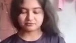 Beautiful girl showing her boob on video call
