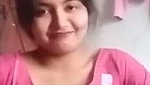 Beautiful girl showing her boob on video call