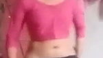 Beautiful girl showing her boob on video call