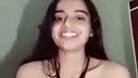 Beautiful girl showing her boob