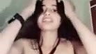 Beautiful girl showing her boob