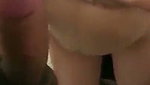 Beautiful girl suck bf cock  fucked in hotel bathroom