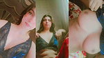 Beautiful maal showing her boob  pressing