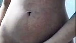 Hot slim girlfriend showing her wet pussy  rubing