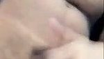 Hot slim girlfriend showing her wet pussy  rubing