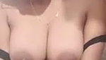 Sexy girl showing her beauty on video call