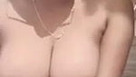Sexy girl showing her beauty on video call