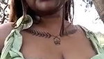 Urvi bhabhi showing her huge boob outdoor