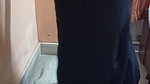 Beautiful Bengali Lady Sexy Navel in black Saree d