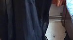 Beautiful Bengali Lady Sexy Navel in black Saree d