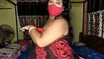 Aunty showing her ass  boob