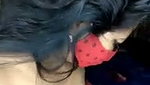 Aunty showing her ass  boob