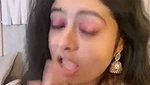 Awesome looking girl showing  talking
