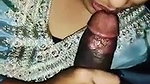 Beautiful girl giving deeply Blowjob