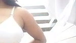 Beautiful girlfriend showing her boob to bf on vc