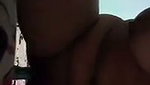 Beautiful hot girl riding group of pen  enjoying