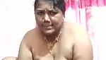 Fatty aunty riding hard