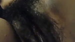 Hot girl showing her hairly pussy