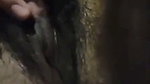 Hot girl showing her hairly pussy