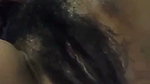 Hot girl showing her hairly pussy