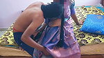 Husband suck his beautiful wife boob on bed