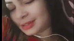 Nishi talking  showing her boob on vc