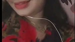 Nishi talking  showing her boob on vc