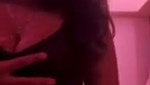 Sexy girlfriend undress finger her pussy  showing on video call to bf