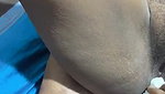 Tamil aunty showing her hairly pussy