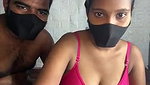 Tamil couple showing  talking