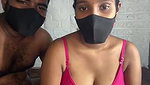 Tamil couple showing  talking