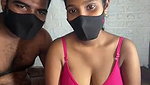 Tamil couple showing  talking