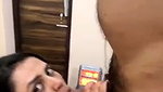 Tanya give Blowjob  fucked with husband  cum on her pussy