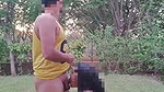 Beautiful bhabhi fucking outside of the house in Doggy style