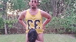 Beautiful bhabhi fucking outside of the house in Doggy style