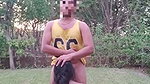 Beautiful bhabhi fucking outside of the house in Doggy style